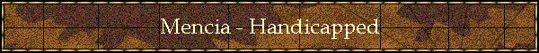 Mencia - Handicapped
