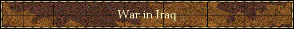 War in Iraq